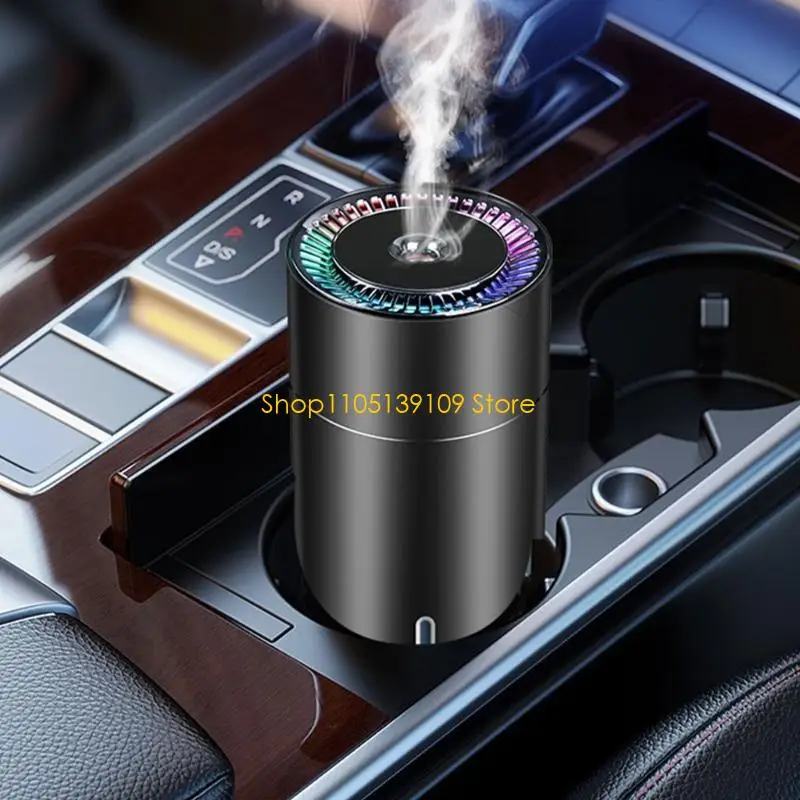 Car Air Freshener with Essential Oils Quiet Operate Scent Diffuser Car Scent Humidifier for Improves Drives Comfort