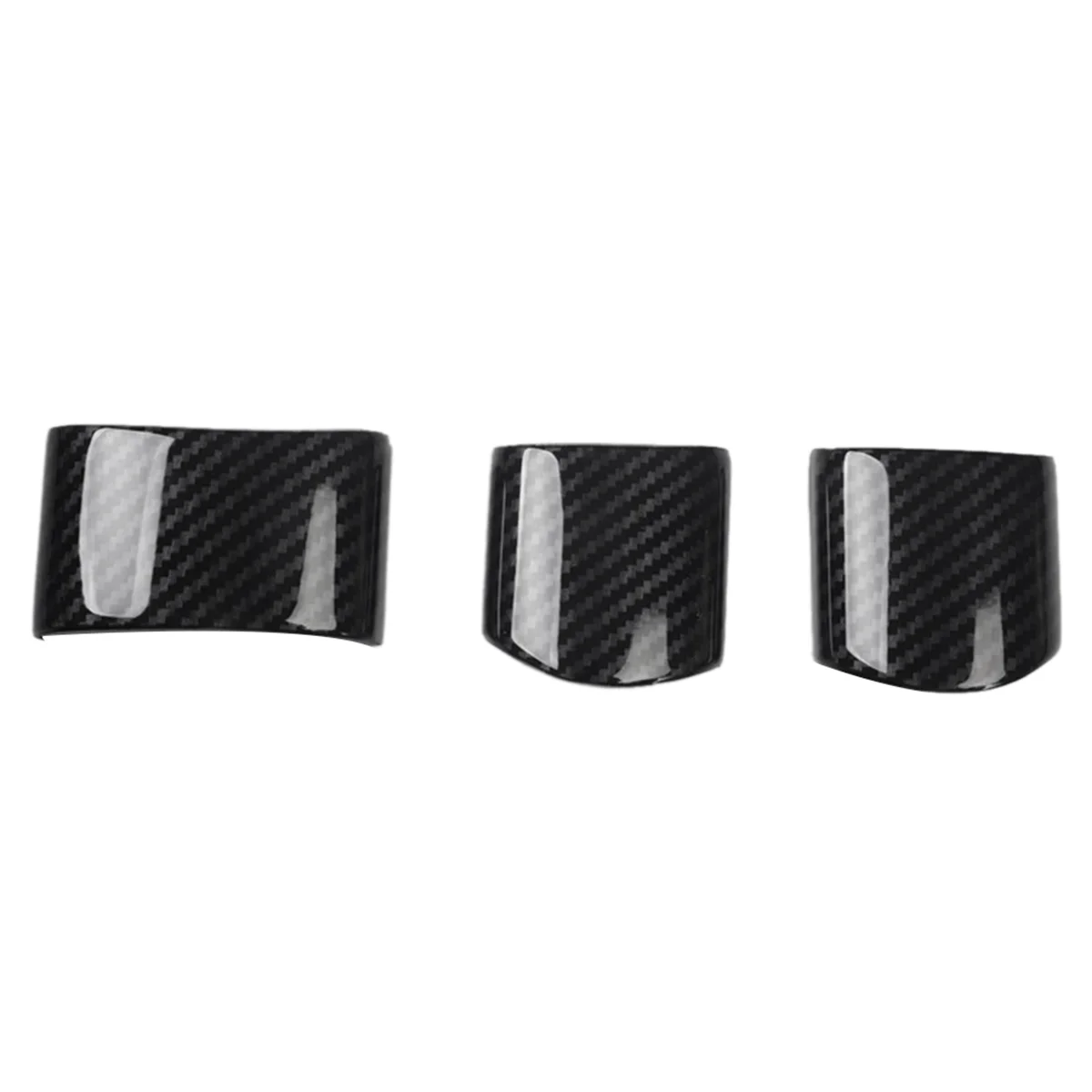 

3PCS Car Interior Steering Wheel Trim Frame Stickers Cover for Volkswagen Beetle 2003-2010 LHD