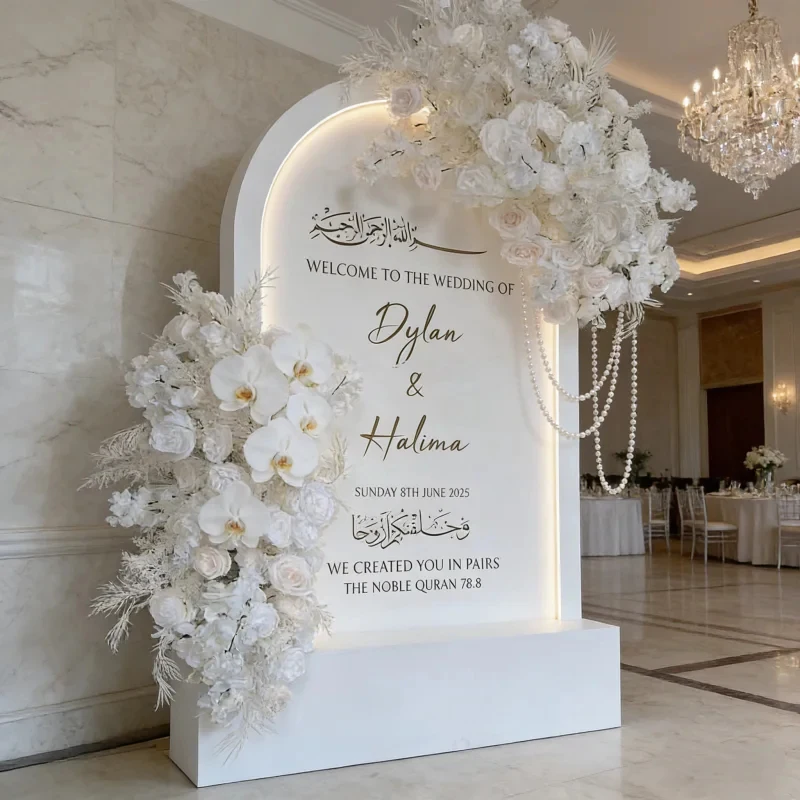 custom.Hot Sale New Arrival Durable Modern Elegant Decorative Wedding Backdrop Lavish Wedding Party Birthday Event