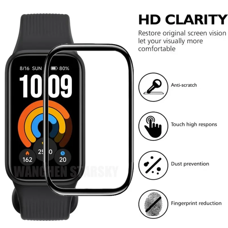 3D Curved Edge Protective Film For Xiaomi Band 11 Active Screen Protector Cover For Mi Band 11 Active Smartwatch Accessories