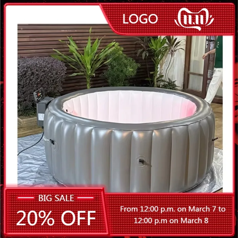 

STLF Wholesale Prices Swim Spa Inflatable Folding Adult Swimming Pool Inflatable Hot Tub Kids Pools