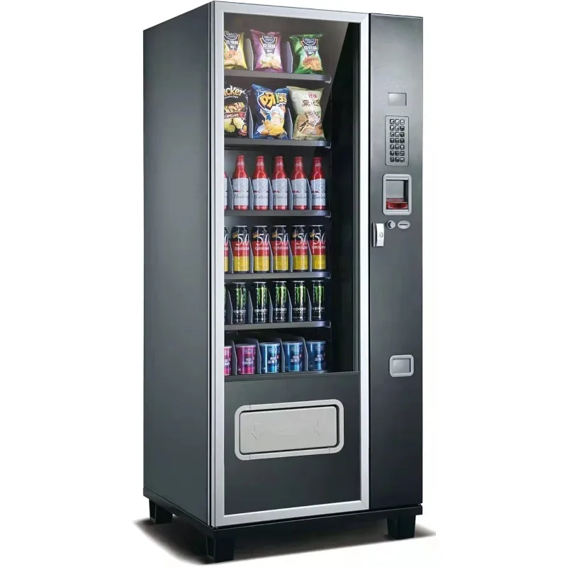 

Customized Refrigerated Beverage Combo Vending Machine with Stratified Temp Control
