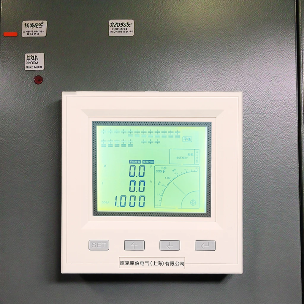 Large LCD Display + Thyristor Intelligent Power Factor Controller Dynamically Adjustable