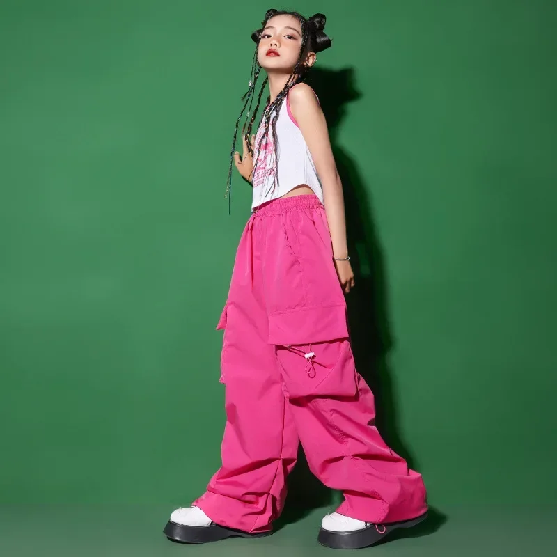Mädchen Streetwear Jazz Kleidung Ballsaal Dancewear Bühne Rave Kleidung Kind Jazz Dance Kostüm Kleidung Street Dance Kleidung