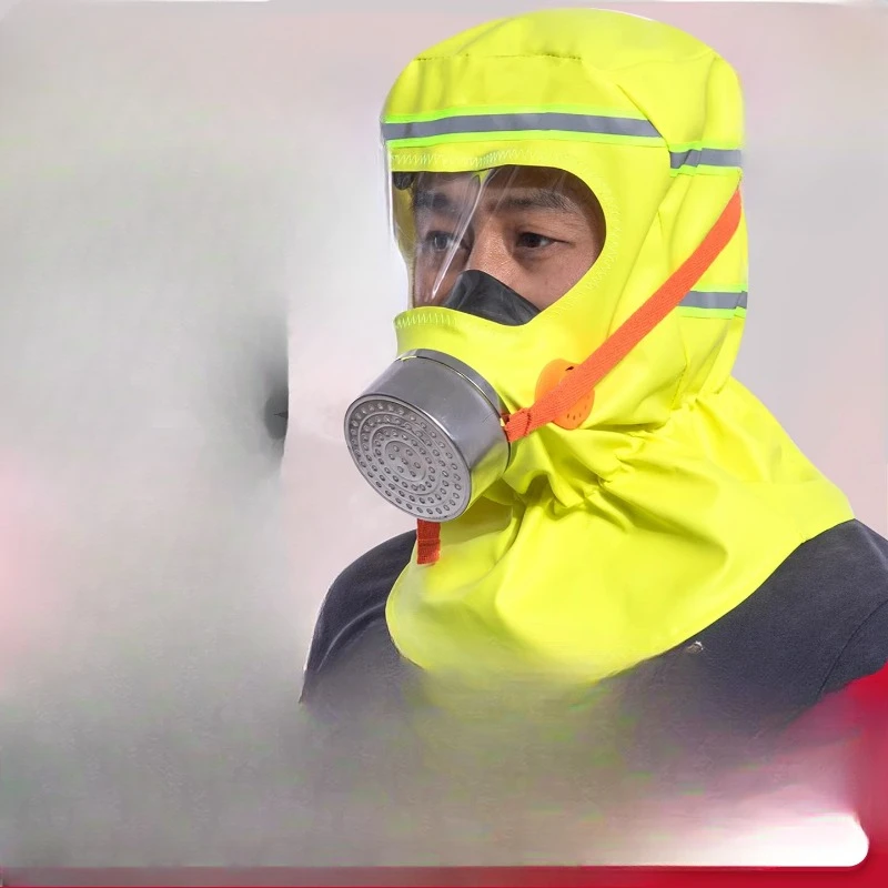 Gas mask, face mask, fire self-rescue respirator for disaster prevention