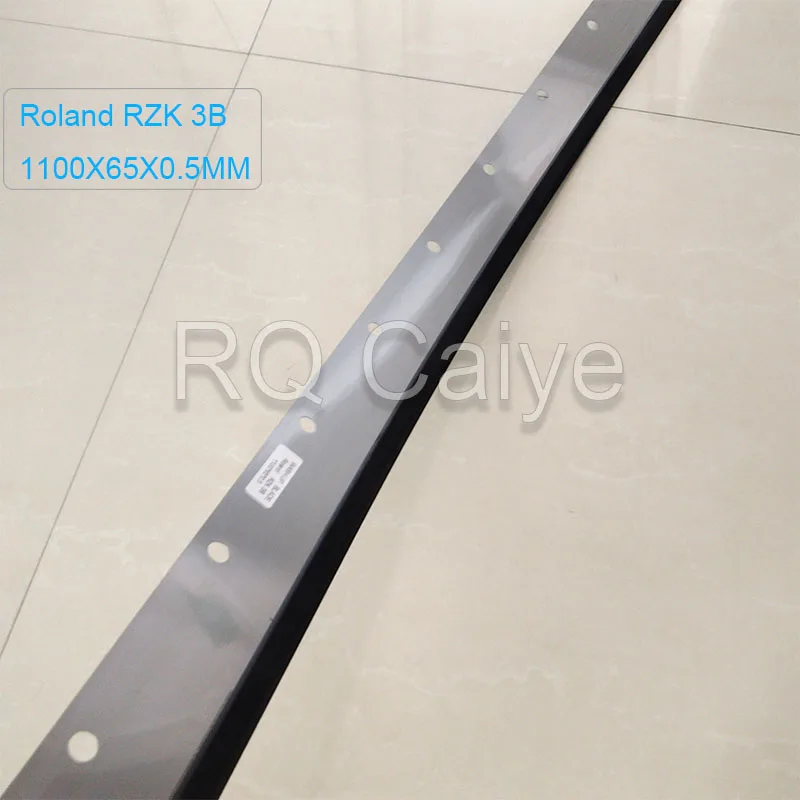 1Piece Roland RZK 3B 1100X65X0.5mm Wash Up Blade With 11 holes For Man Roland Cleaning blade Offset Printing Machine Parts