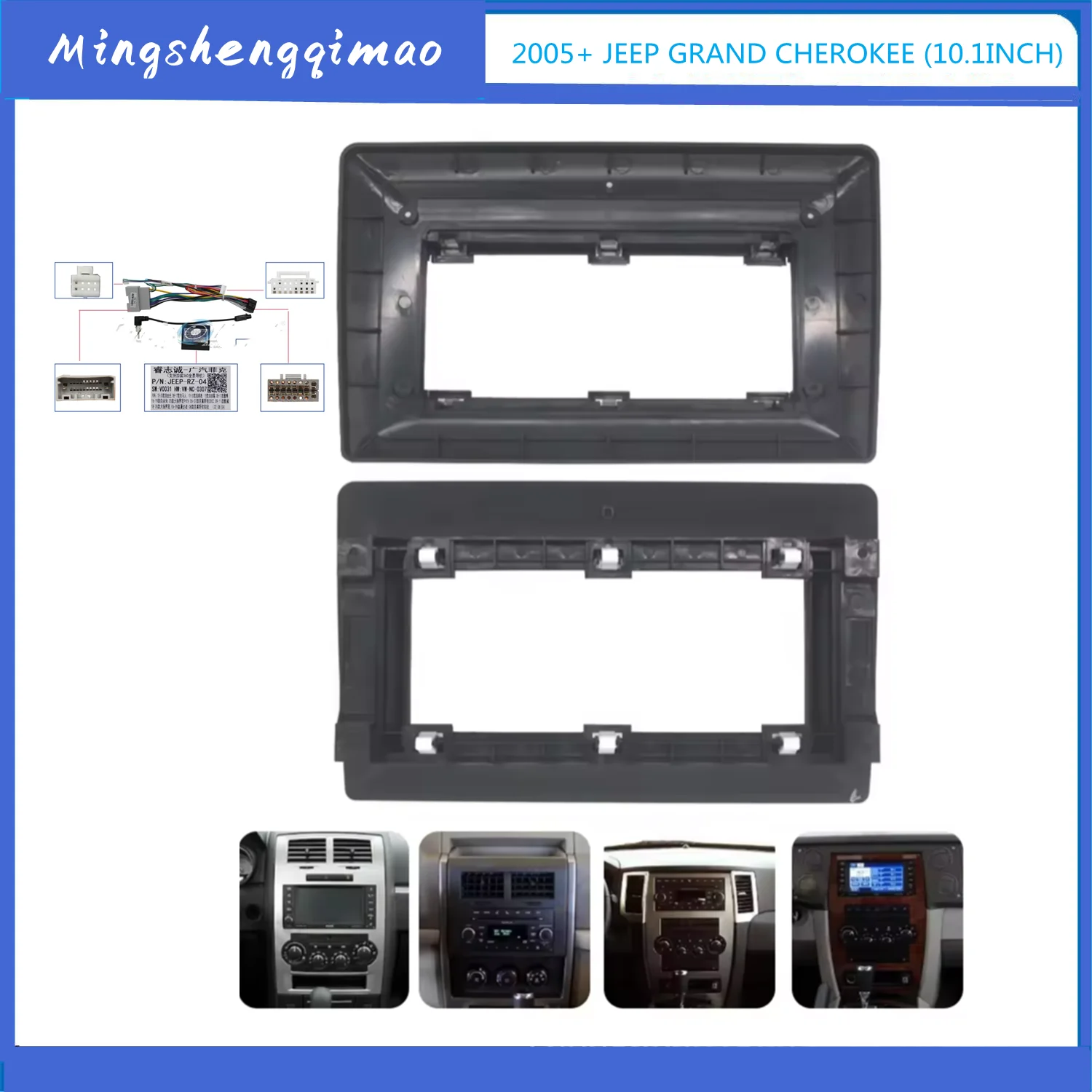 

10.1" Car Radio Dash Panel Fascia Frame Kit For JEEP Compass Commander Wrangler Patriot Auto Stereo Mounting Bezel Faceplate