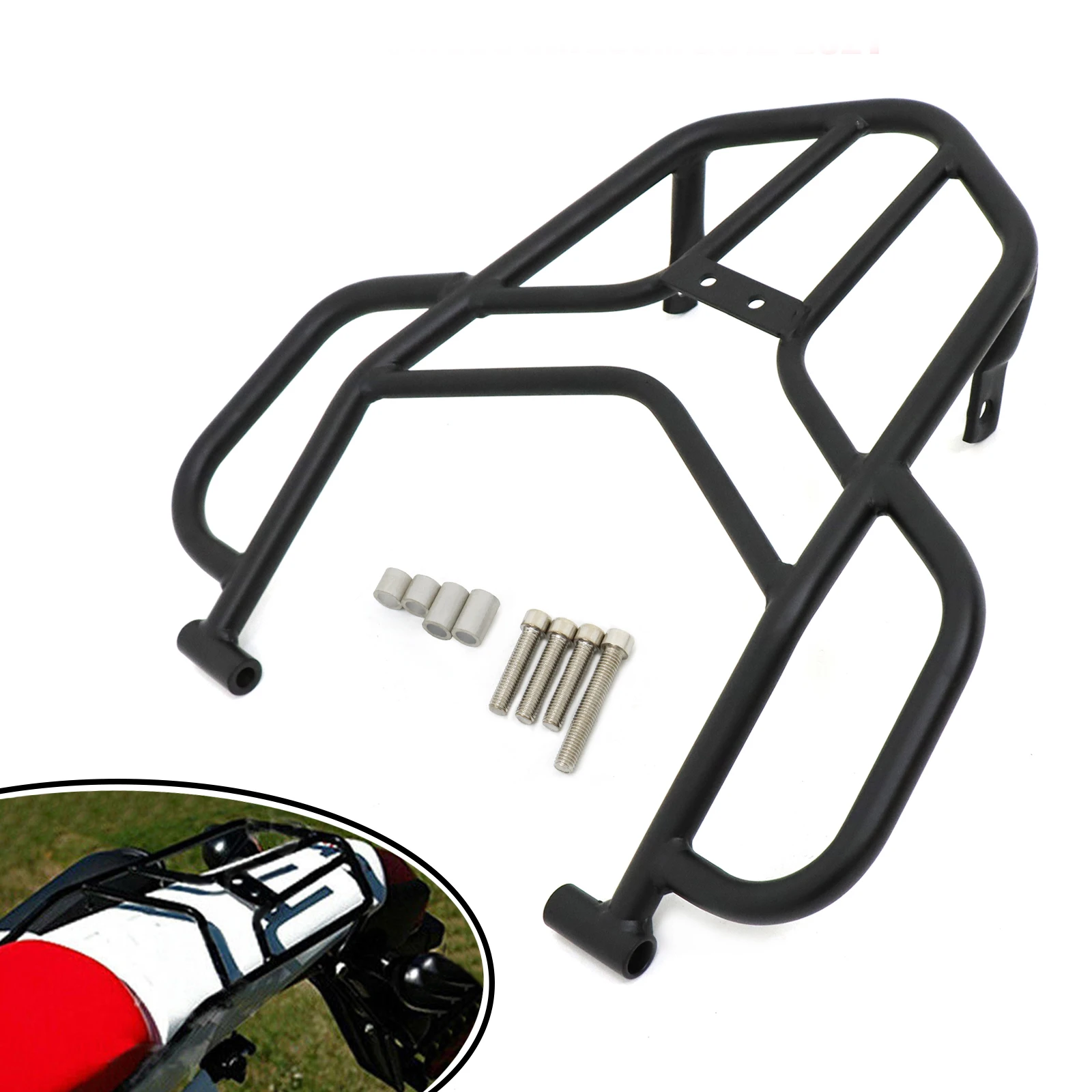 For Honda CRF250L CRF 250L CRF250 L CRF250M 2012-2023 Motorcycle Rear Luggage Carrier Rack Handle Grip Support Shelf Bracket