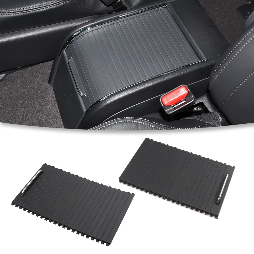 Car Center Console Drink Cover Slide Roller Blind For Honda Odyssey RC3 Elysion RR8 RR9 Front Cup Holder Curtain Interior Parts
