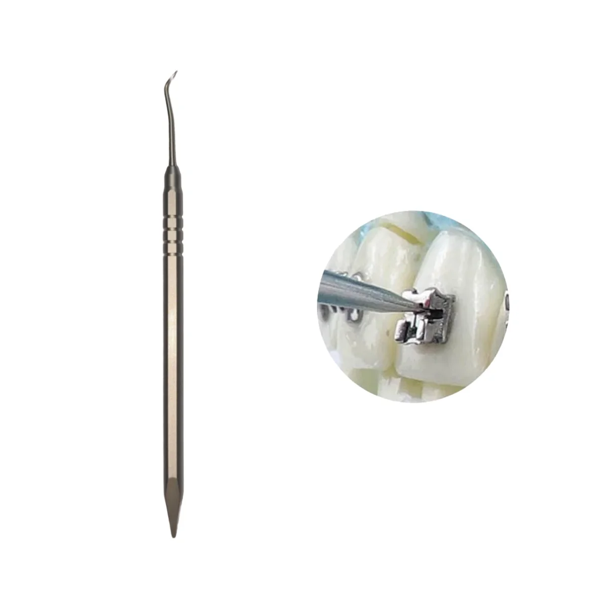 

1 Pc Dental Self Bracket Opener Tool Orthodontic Opening Self Ligating Passive Bracket Stainless Steel Instruments