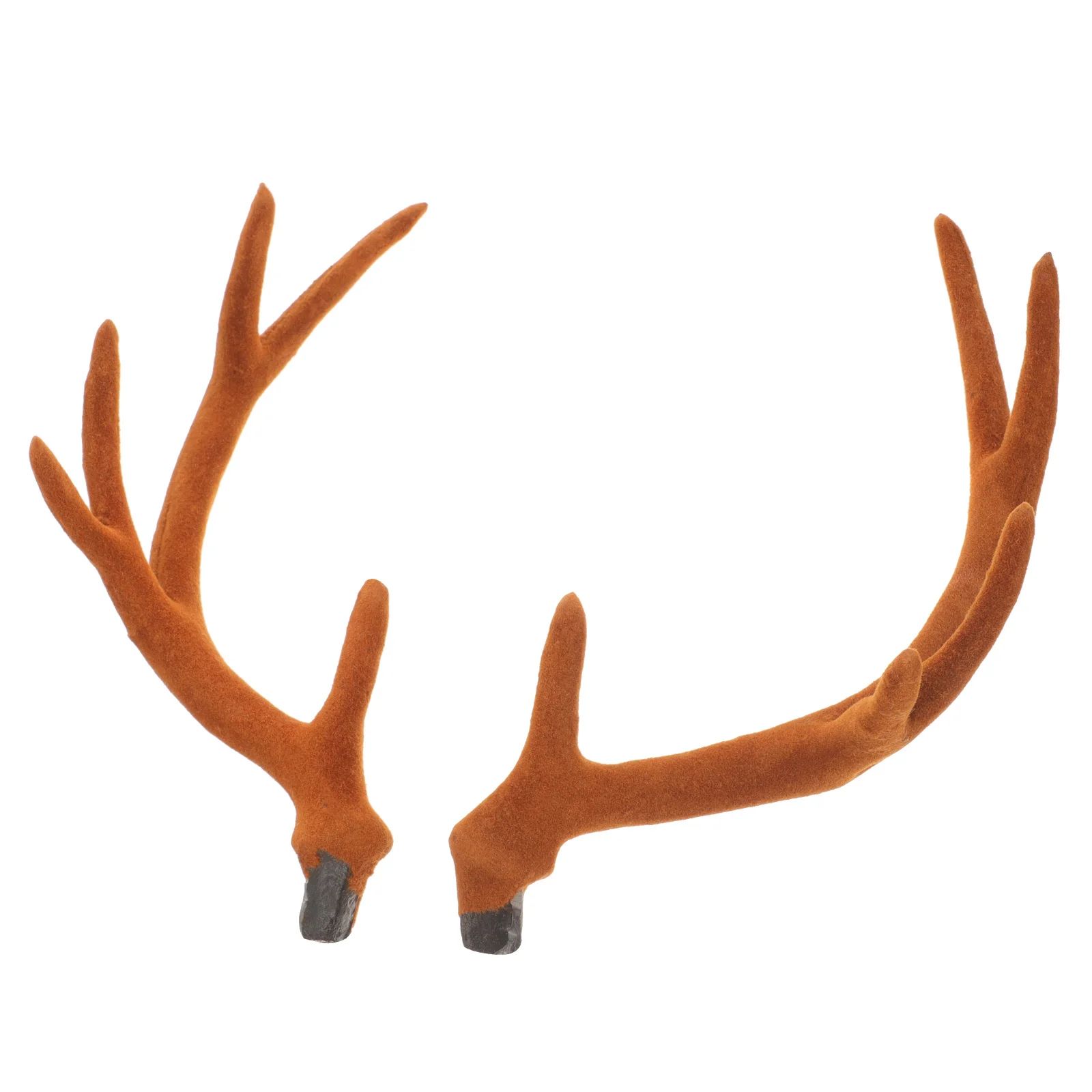 

Simulated Deer Antlers 17CM Brown Hair Accessories Headbands Christmas Decor Reindeer Crafts Photography Props Artificial Antler
