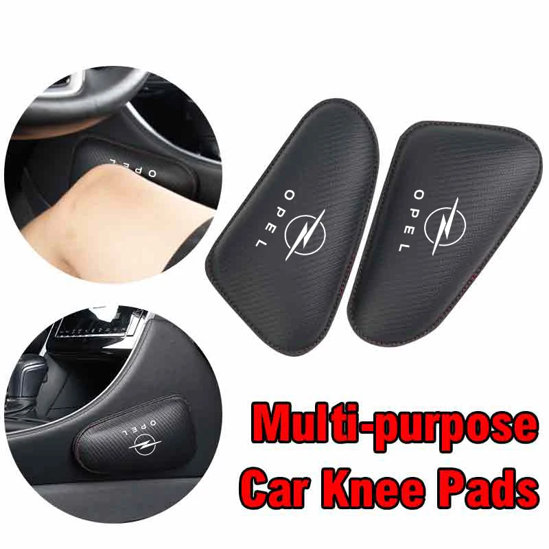 Car Knee Leg Protective Pad Foot Armrest Cushion Cover Accessories For Opel Astra  H J K Insignia Corsa D Zafira Meriva Mokka view 2