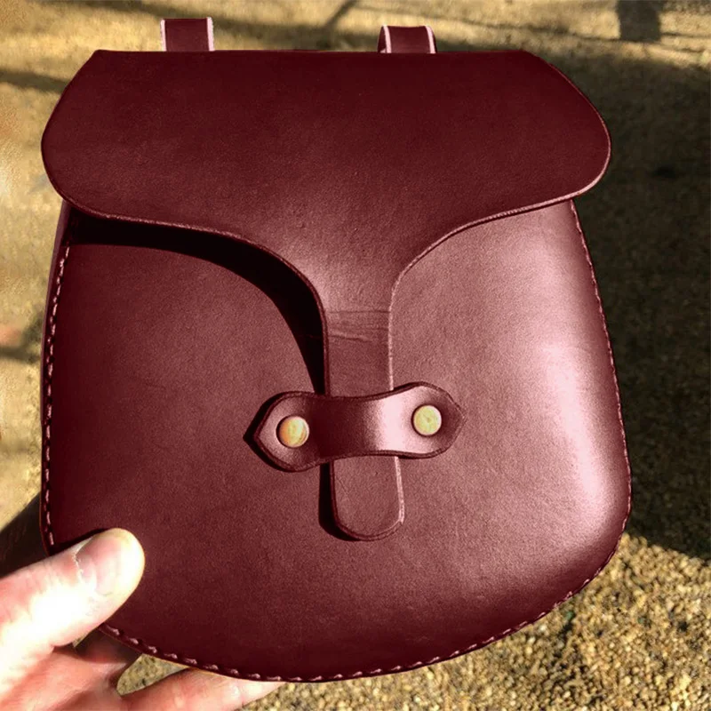 Vintage Medieval Pouch Bag Outdoors Belt Leather Saddle Wallet Steampunk New Pirate Costume Antique Gear Cosplay Accessory