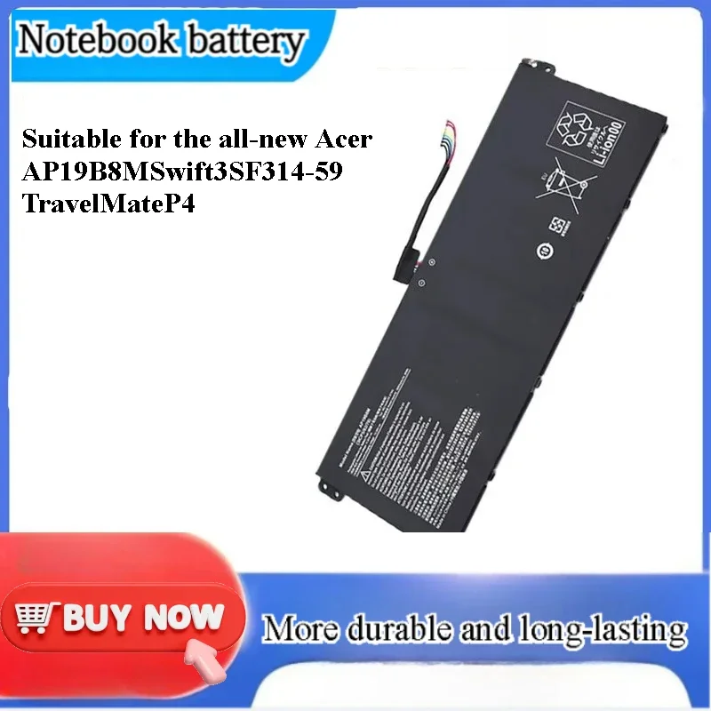 [NEW] for Acer AP19B8M Battery for Swift 3 SF314-59 TravelMate P4 Durable Notebook