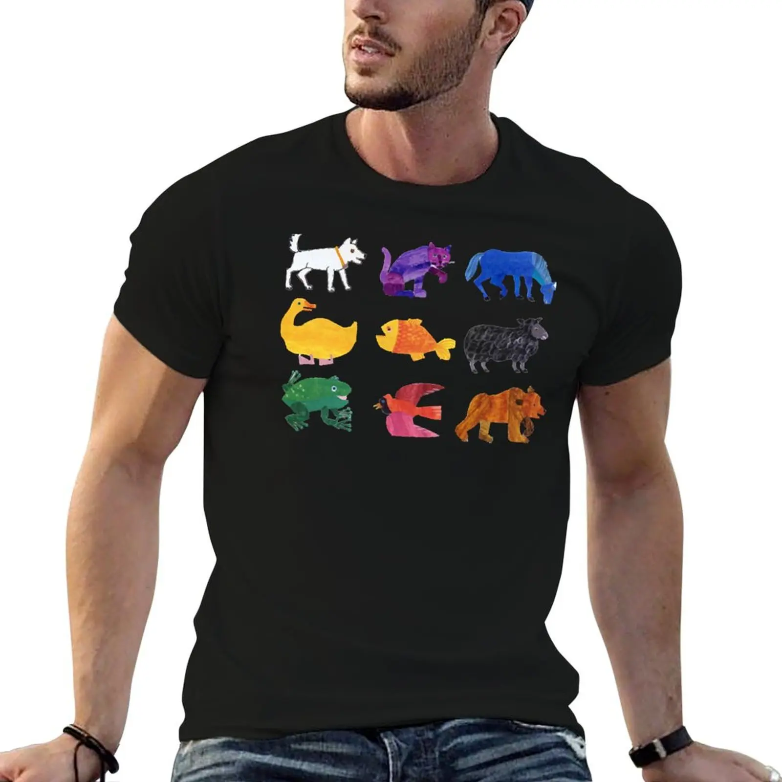 

Eric Carle Animals T-Shirt t shirts for man graphic vintage man t shirt luxury T-Shirt