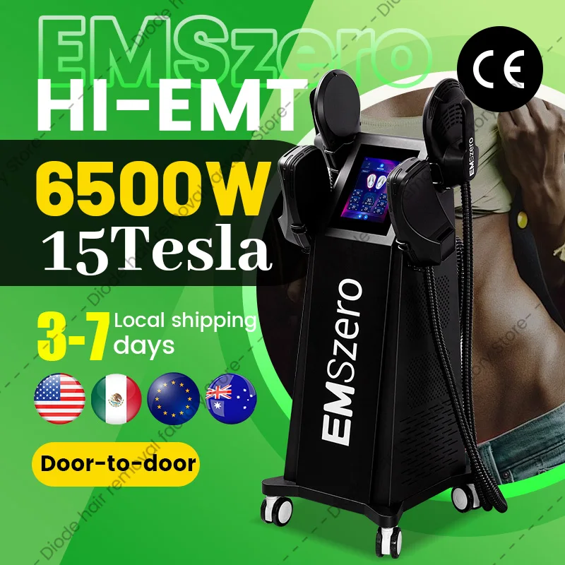 15 Tesla 6500W Professional EMSzero Fat Burning Cellulite Removal EMS Body Sculpting Machine New Slimming