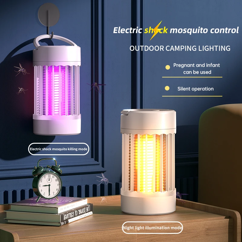 Electric Mosquito Killer Lamp UV Light Bug Zapper Trap USB 5V Summer Fly Swatter Insect Killer Light ﻿Camping image 3