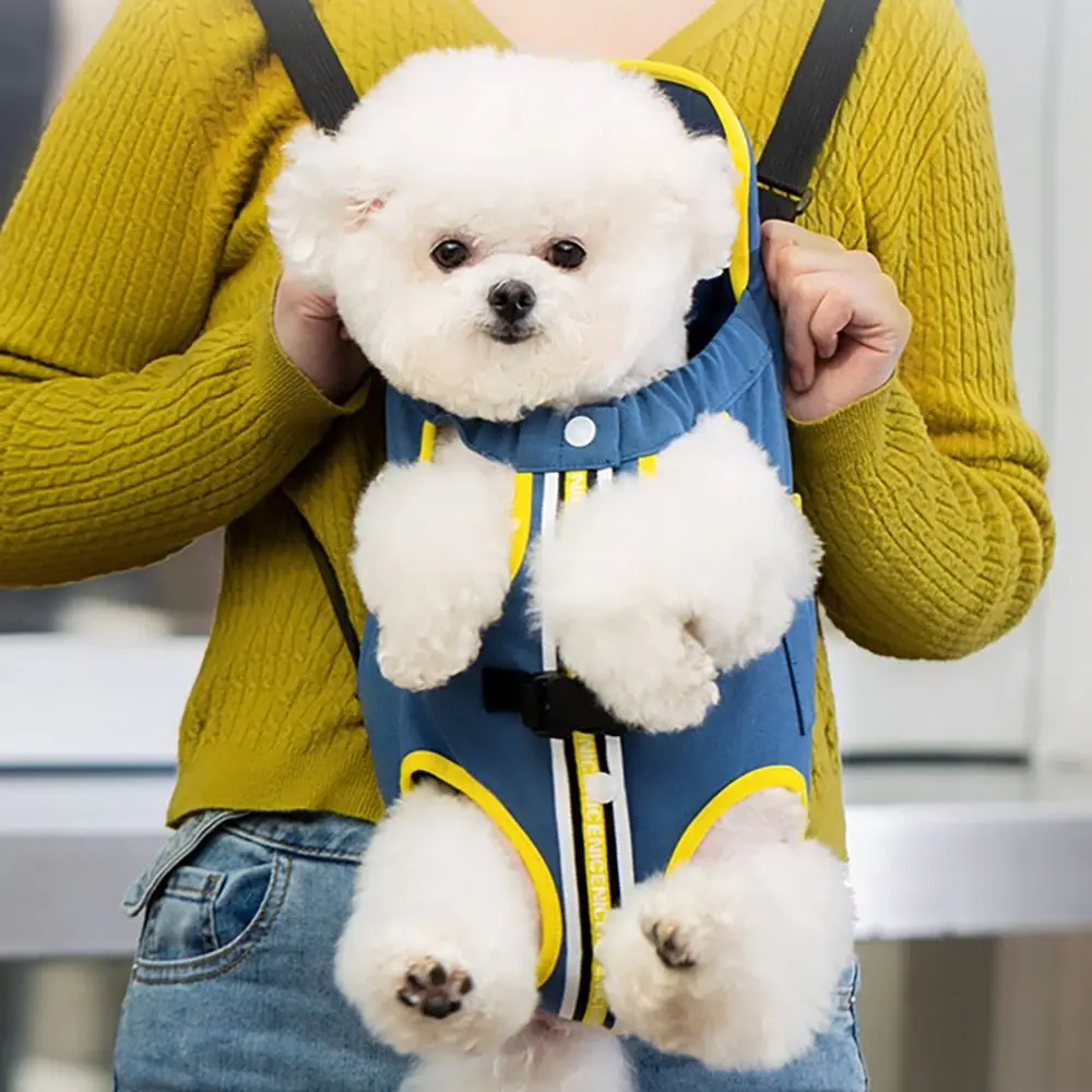 Dog Carrier Front Backpack Portable Puppy Shoulder Bag Breathable Outdoor Travel Cat Hanging Bag Comfortable Pet Supplies