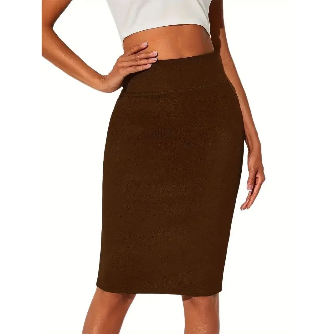 

High-Waisted Tight Skirt Spring Summer Casual Style Women's Skirt Comfortable Fit Skirt for Autumn Season