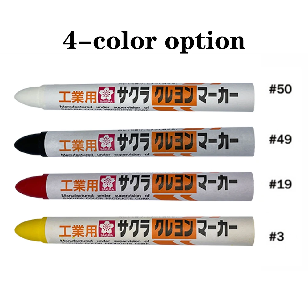 SAKURA Solid Industrial Crayon Paint Marker High Temperature Resistant, Waterproof, Non fading Metal Glass Writing Stationery