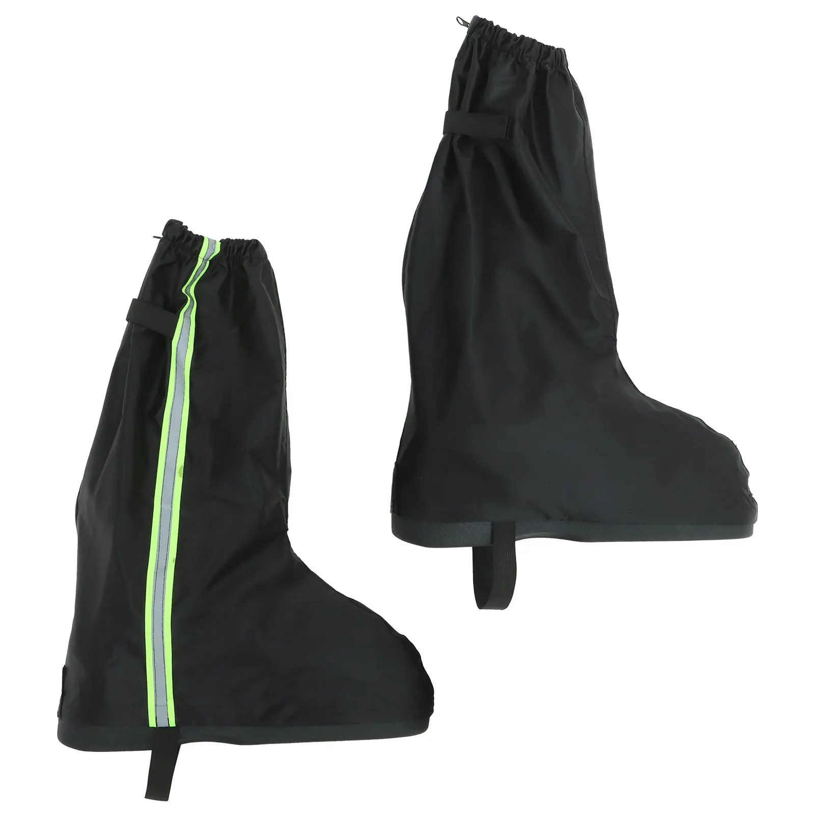 

Waterproof Shoes Cover Oxford Cloth Black Xxl Reflective High Rain Snow Boot Cover for Men Women Hiking Fishing