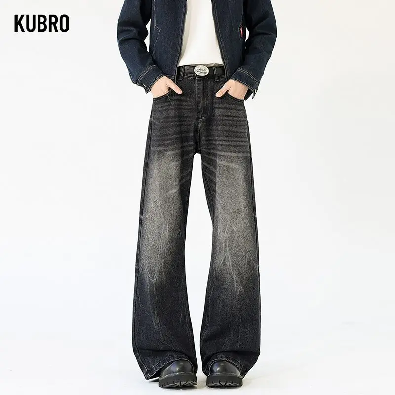 Mens High Quality Jeans Fashionable Straight Denim Pant Casual Jeans Male flared jeans Korean reviews many pants Streetwear Jean