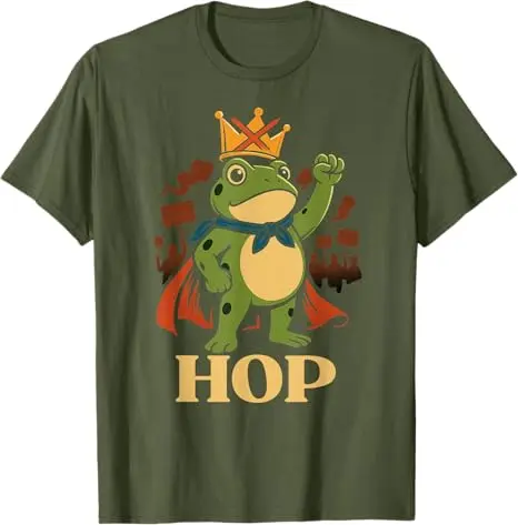 Lustiges Portland Frog Hop Protest Resist Frog No Kings Toad T-Shirt Ribbit Resist Repeat No Hope Without Hop Frogs Against Fascism – Detail 11