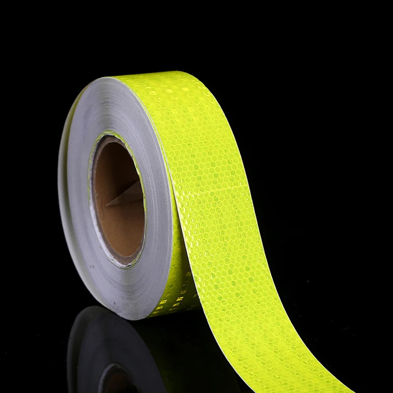 5CM*10M Reflective Warning Tape Self-adhesive Waterproof Reflector Automotive Sticker For Motorcycle Car Accessories