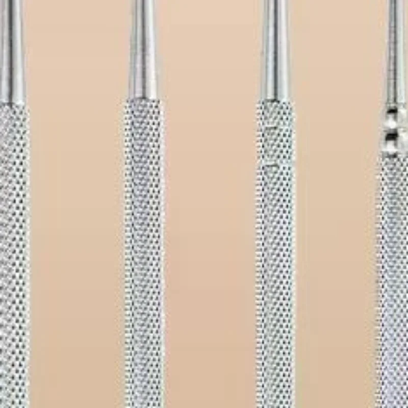 Holographic Stainless Steel Nail Polish Remover Gel Scraper Cuticle Pusher Home Salon Use