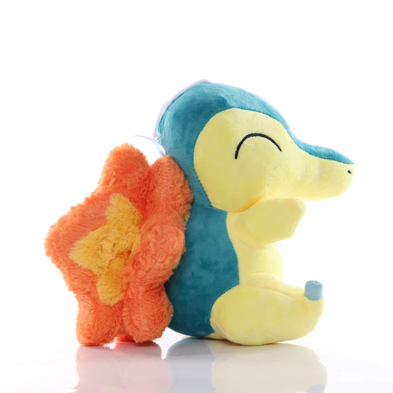 Mainan mewah Cyndaquil, mainan Pokemon Cyndaquil, boneka mainan lembut untuk hadiah anak-anak, 5 buah/Lot 20cm