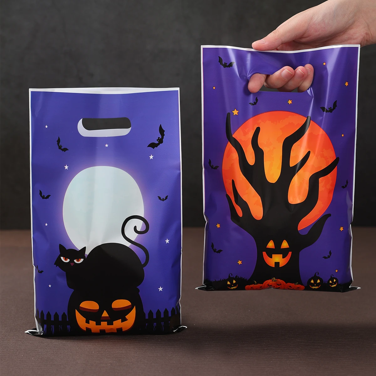 

Halloween Gift Bags Halloween Party Decoration Kids Favor Castle Spooky Pumpkin Ghost Cute Hand Bags Trick or Treat Party Supply