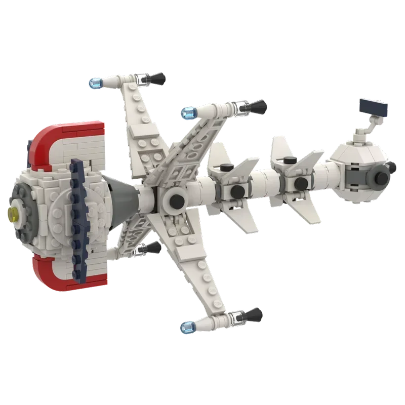 Moc Captained Futured Comet Spaceship Building Blocks Set Anime High-tech Battleship Bricks Mode Assemble Toys birthday Gifts