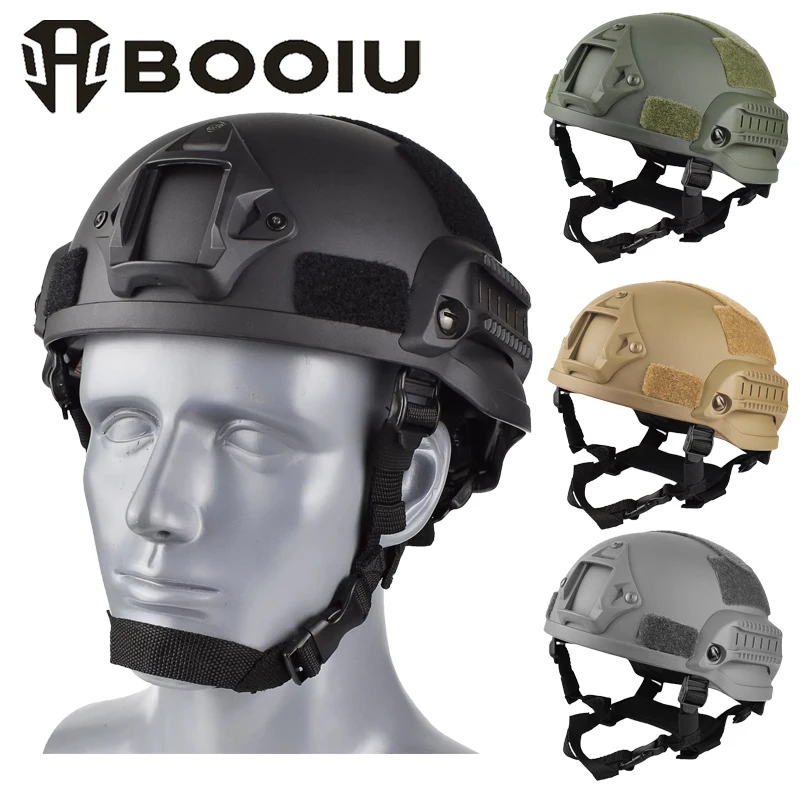 booiu-戦術-mich-2002-ヘルメット軽量ヘルメット-abs-厚さアウトドアトレーニング-cs-狩猟乗馬安全保護具