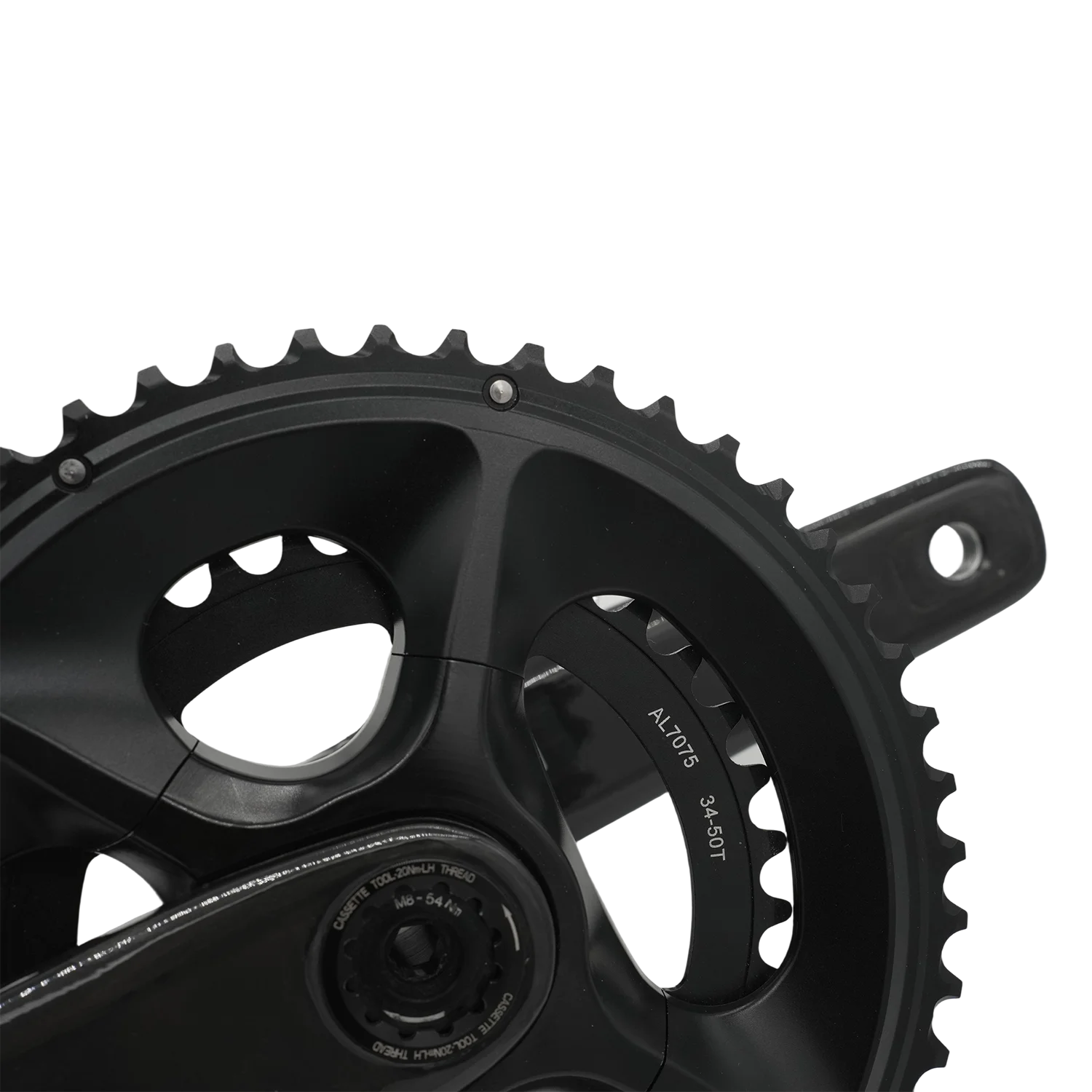 LOGOTIPO-Personalizar WheelTop Carbono Pedaleira Manivelas de Carbono com Roda de Corrente