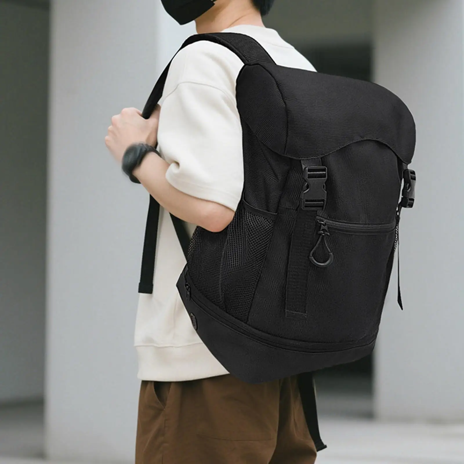 

Дорожный рюкзак из ткани Оксфорд, регулируемый плечевой ремень с отделением для обуви для кемпинга, скалолазания, пешего туризма, фитнеса на открытом воздухе