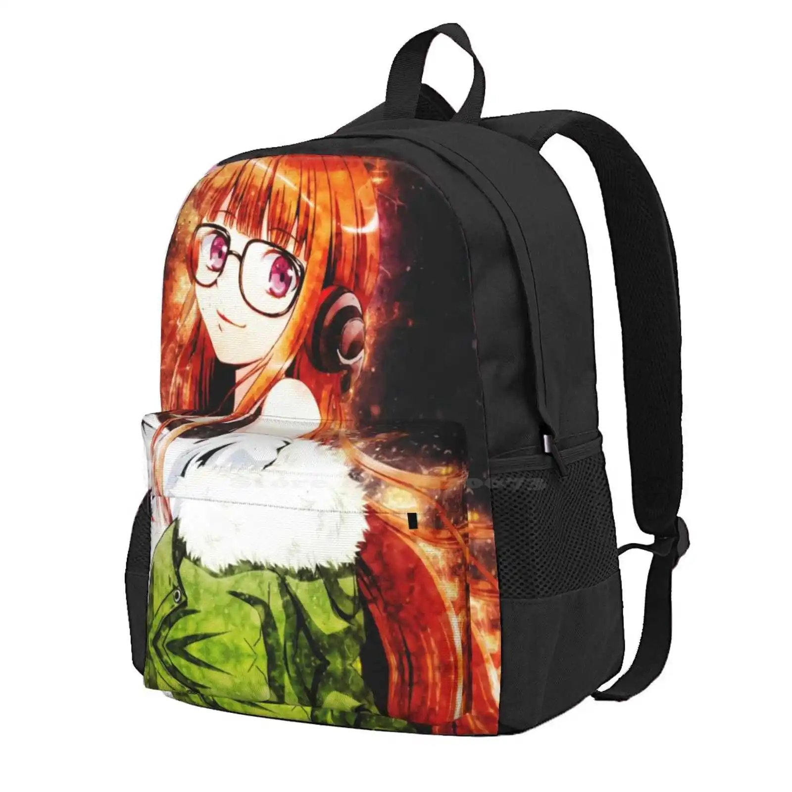 Futaba Sakura Persona Waifu Hot Sale Schoolbag Backpack Fashion Bags Persona 5 Manga Anime Girl Game Waifu Ren Amamiya Joker