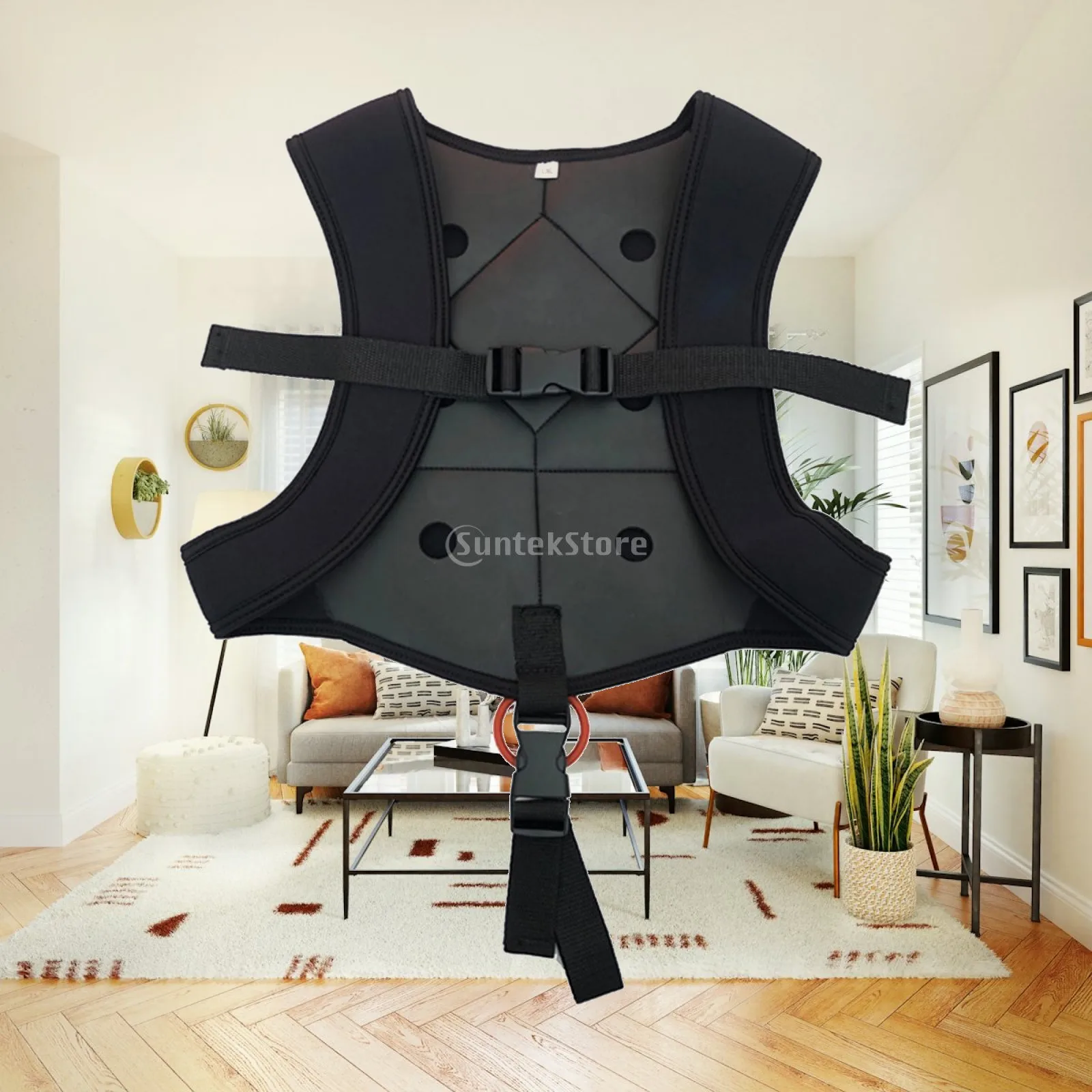 Neoprene Wetsuit Weight Vest Adjustable Belt Diving Top Buoyancy Equipment Water Safety Vest for Underwater Hunting and Sail