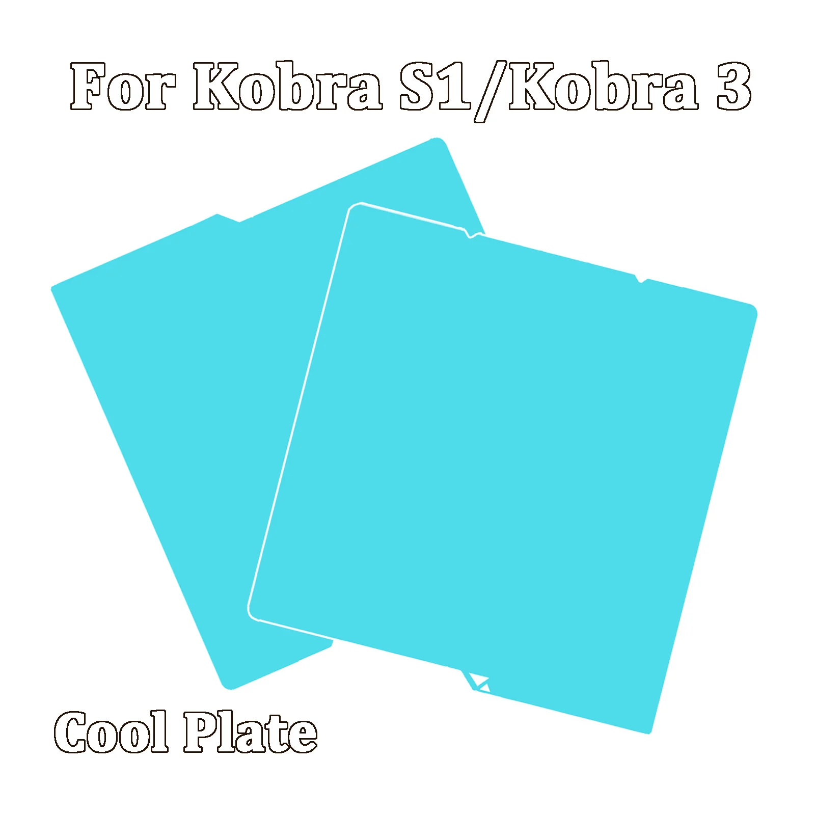 Glacier Cool Plate for Anycubic Kobra S1 Build Plate Kobra 3 Cold Plate PLA PETG Lower Temp Printing Strong Adhesion Bed