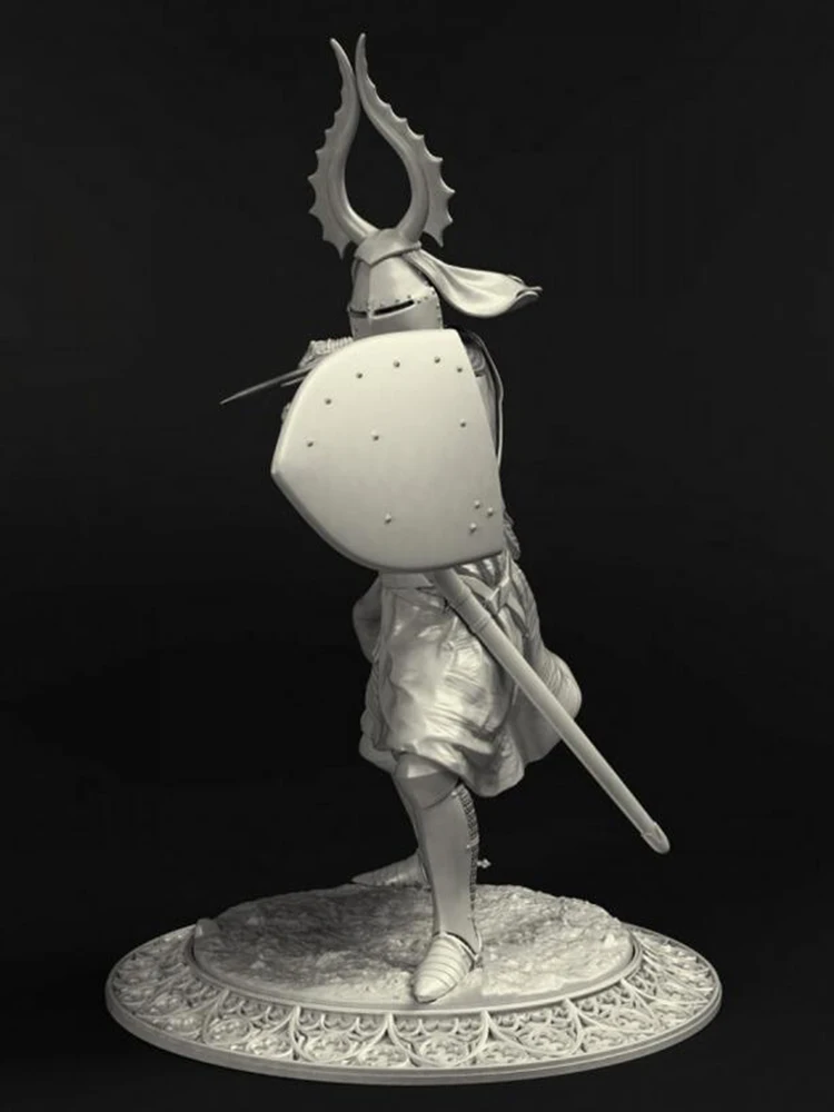 Unassambled  1/24  ancient  soldier  Teutonic knight. Polish  stand figure  Resin figure miniature model kits Unpainted