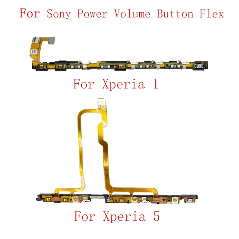 Power On Off Button Lautstärke regler für Sony Xperia 1 xz4 Xperia 5 Power Volume Side Button Flex kabel band