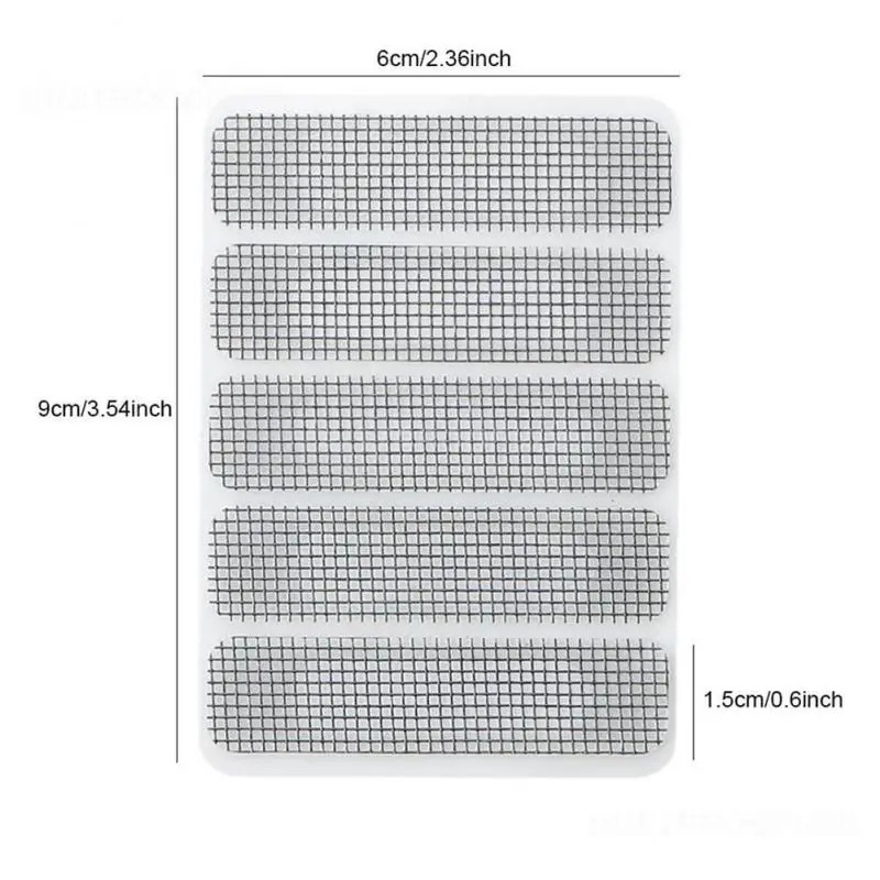 Screen Repair Patch Adesivos para Casa, Fix Net Mesh, Janela, Anti Mosquito, Fly Bug, Porta Adesivos, 1-10pcs