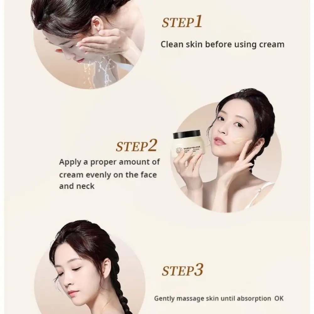 New 100g Goat Milk Facial Cream Smooth Moisturizing Skin Cream Nourishes Face Prevents Dry Skin Face Cream Skin Care Products