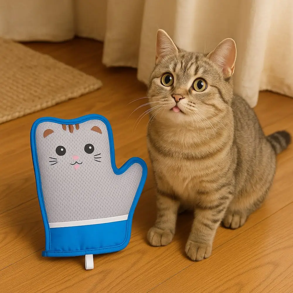 

Reusable Massage Cats Dogs Grooming Glove Shedding Comfortable Pet Hair Remover Mitt Static Cleaner Soft Shedding Hair Glove