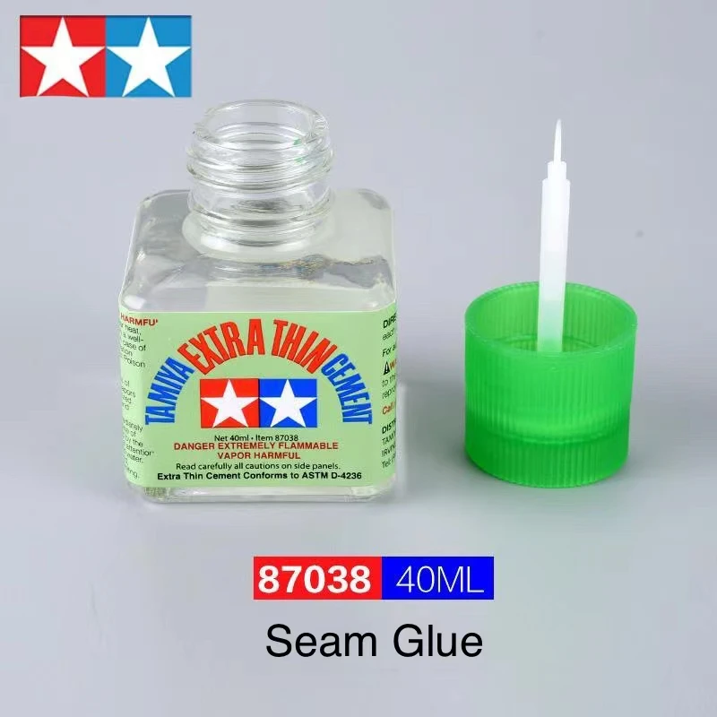 Tamiya Model Glue Slotting Glue Orange White Cover Gundam Model Glue Quick Drying Green Cover 87003 87038