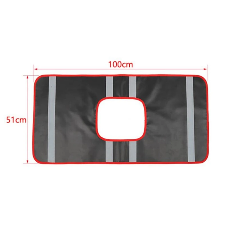 Universal Winch Rope Damper Blanket Safety Flag With Pocket For All Winch Cables, Ropes And Straps