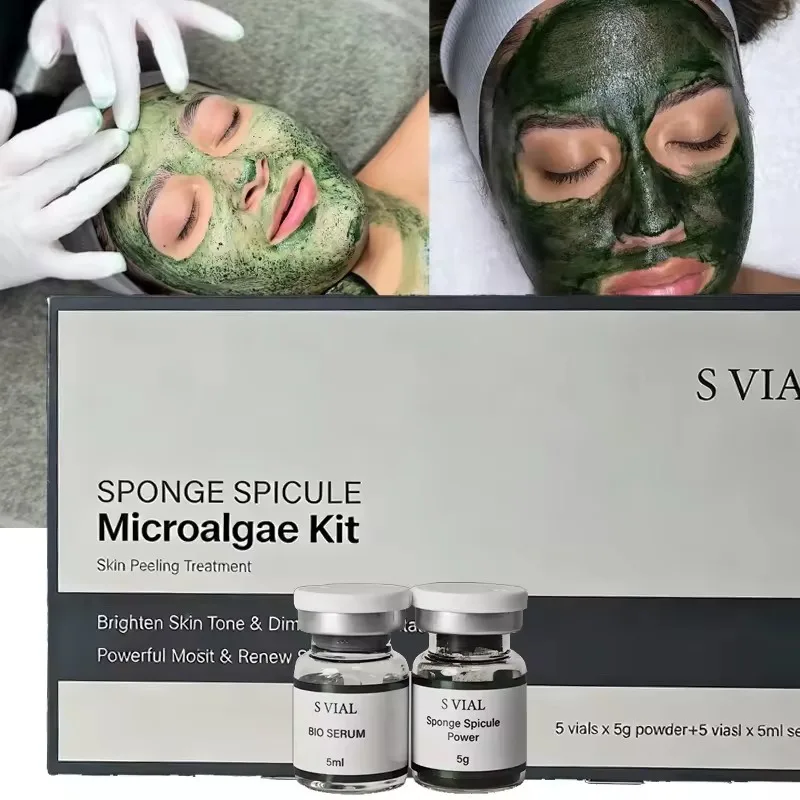 Sponge Spicule Bio-Microneedling Kit Collagen Regeneration Natural Biological Extract Sponge Spicules Skin Cell Renew