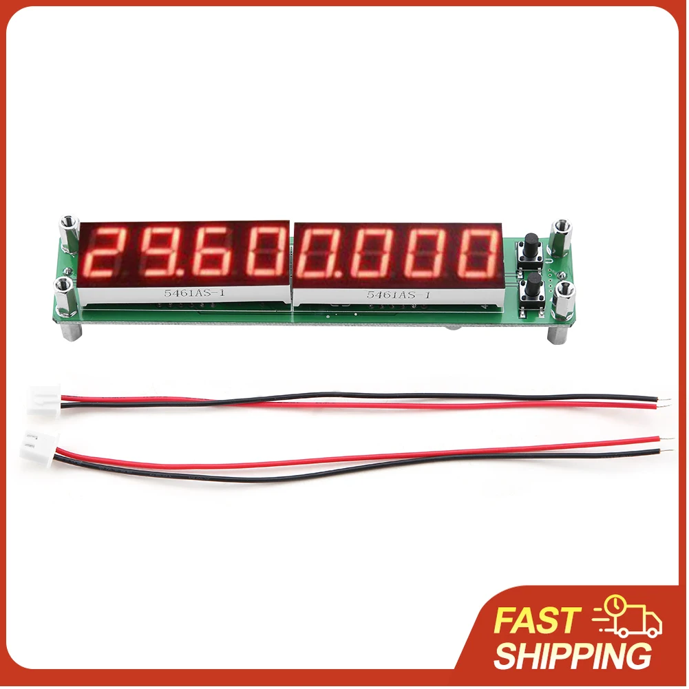 Frequency Counter Frequency Meter PLJ-8LED-H RF Signal Frequency Counter Cymometer Tester Module 0.1~1000MHz