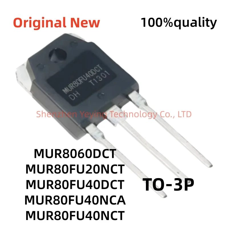 10Pcs/Lot 100% New Mur8060Dct Mur80Fu20Nct Mur80Fu40Dct Mur80Fu40Nca Mur80Fu40Nct To-3P