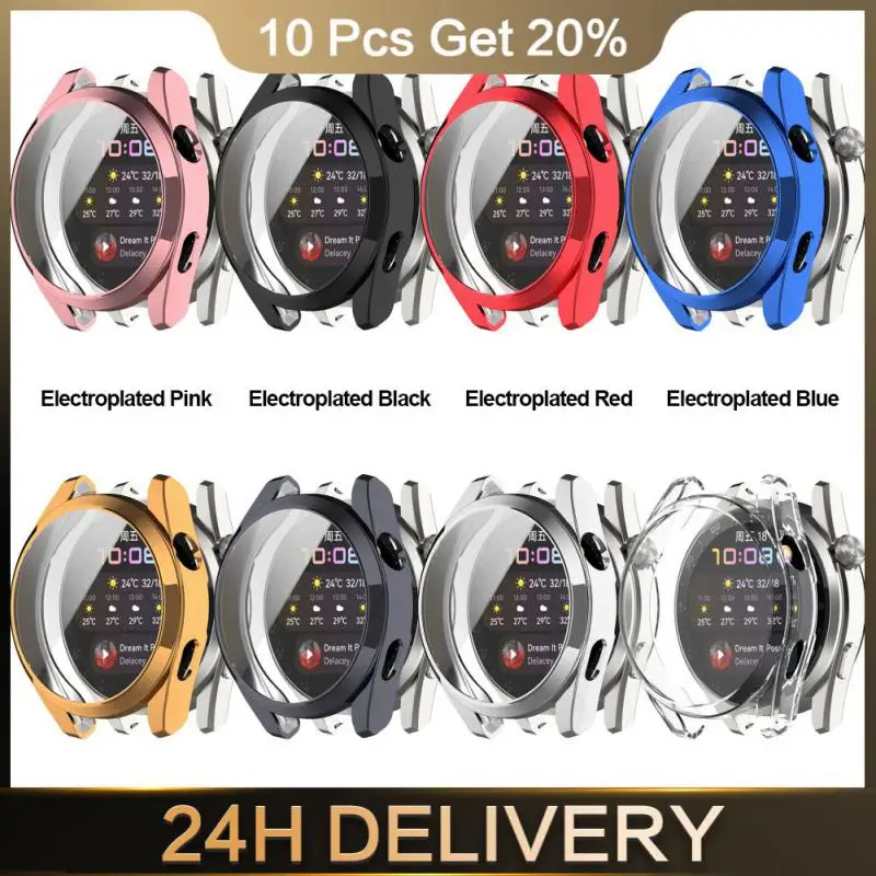 Smart Watch For Watch3 Tpu Soft Rubber Protective Shell Accessories Scratch Resistant Anti-drop Glass Screen