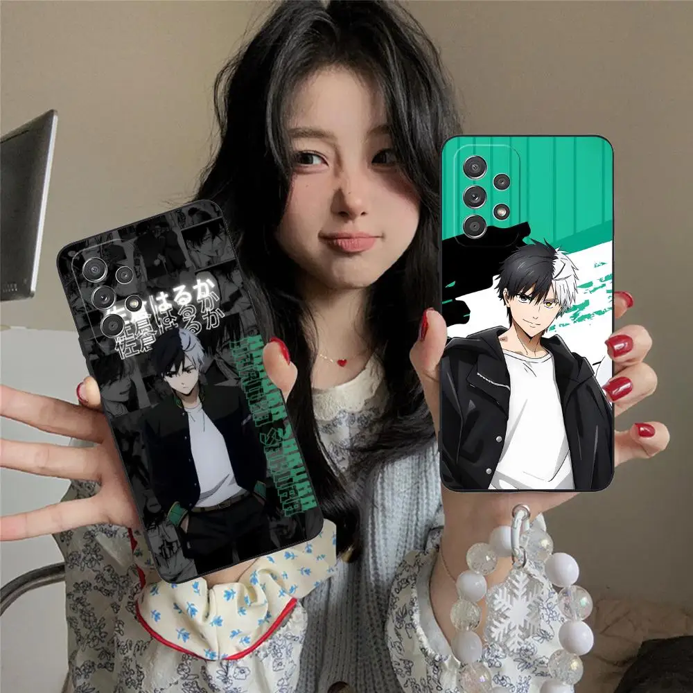 

Чехол для телефона Wind Breaker Haruka Sakura для Samsung Galaxy M55 54 42 35 34 33 32 23 22 15 14 13 12 F55 5G Цветной защитный чехол